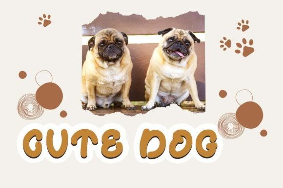 Doggy Papaw Font PNG with transparent background - Preview 2