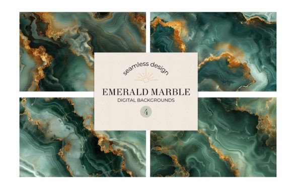 Emerald Green Marble Texture Backgrounds Graphic Textures By pixelpoetryboutique
