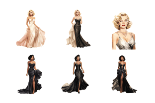 Hollywood Glam Clipart Graphic by Clip Craft Emporium · Creative Fabrica