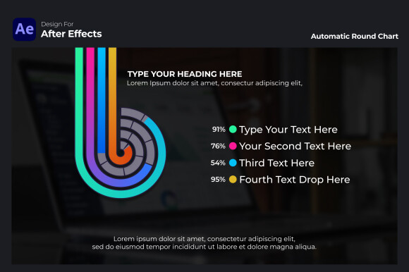 Interactive Multiple Round Chart | AE Graphic by gatamotion · Creative ...