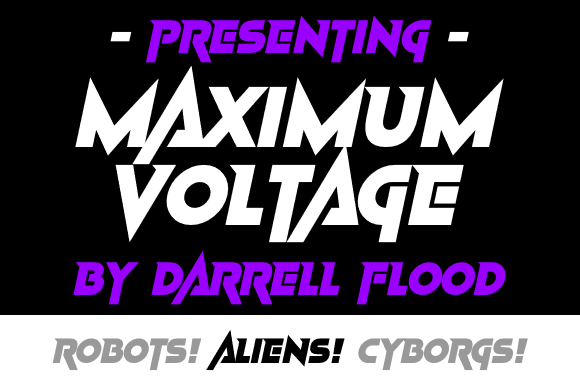 Maximum Voltage Font font preview - 1