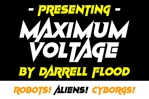 Maximum Voltage Font font preview - 2
