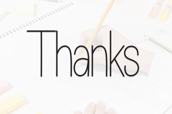 Minimalist Sketch Font PNG with transparent background - Preview 6