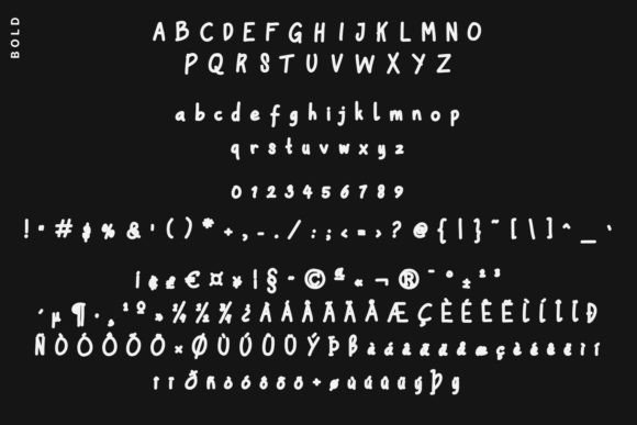 Monoluv Font PNG with transparent background - Preview 2