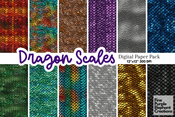 Mythic Dragon Scales Reptile Lizard Skin
