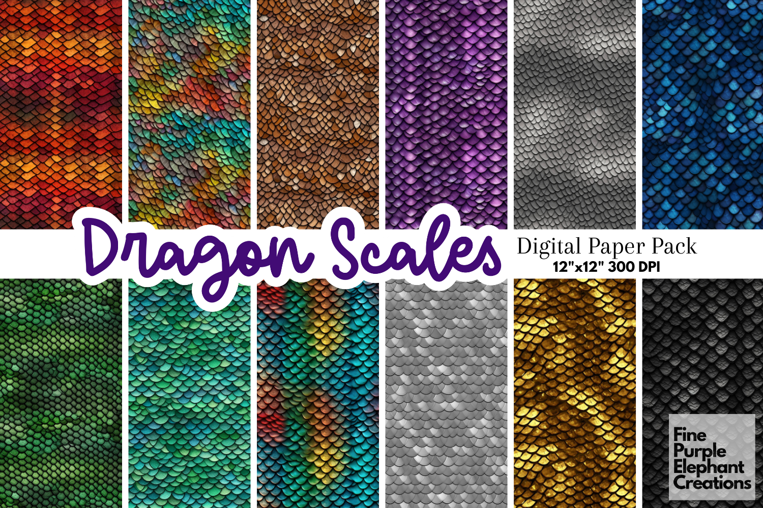 Mythic Dragon Scales Reptile Lizard Skin