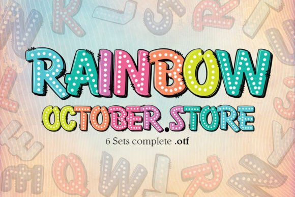 Colorful Fonts [2026] | Best Two-color & Multi Color Fonts - Creative ...