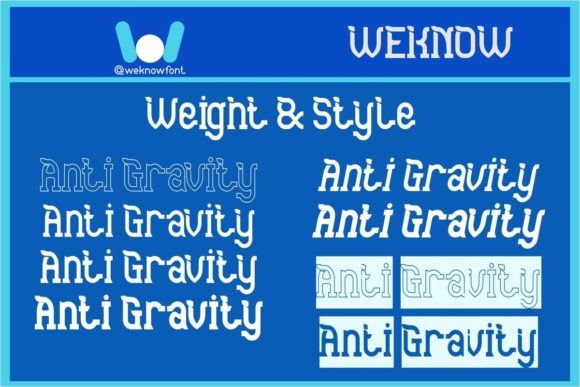 Anti Gravity Font - Preview 5