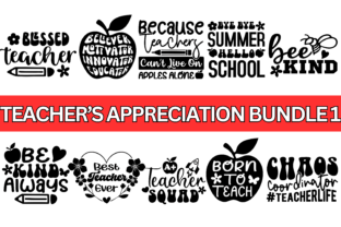 Back to School Teacher SVG PNG Bundle Graphic by Flaunt · Creative Fabrica