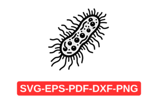 Microbe Biofactory Svg Bacteria Microbe SVG, Microbiology PNG Graphic by Artful Assetsy ...