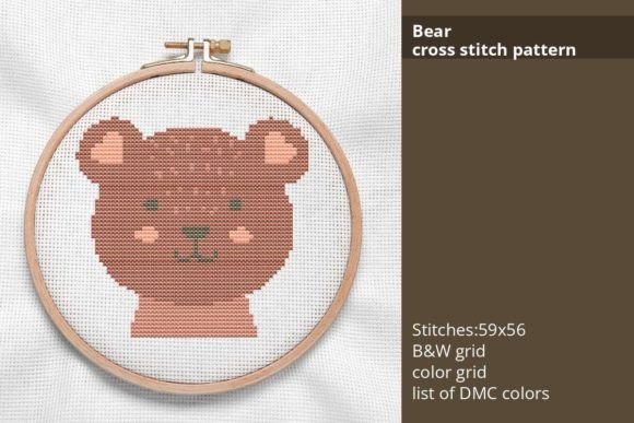 Bear Cross Stitch Pattern