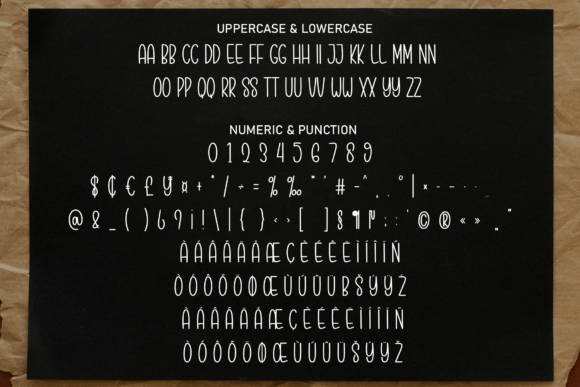Black Paper Font - Preview 6