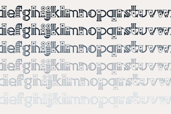 Central Patriotic Time Font - Preview 2