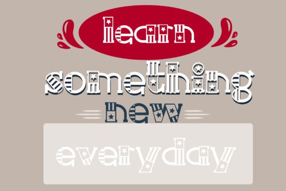 Central Patriotic Time Font - Preview 3