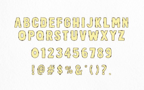 Checkered Retro Font - Preview 4