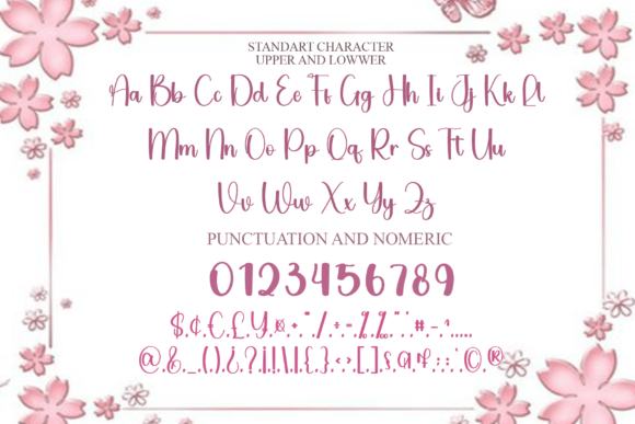 Cherry Blossom Font - Preview 5