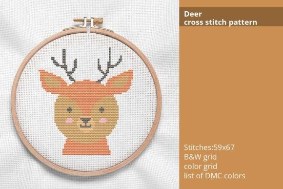 Deer Cross Stitch Pattern