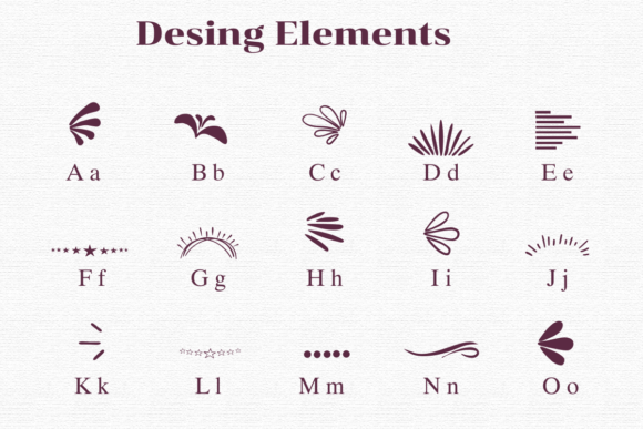 Design Elements Font - Preview 1