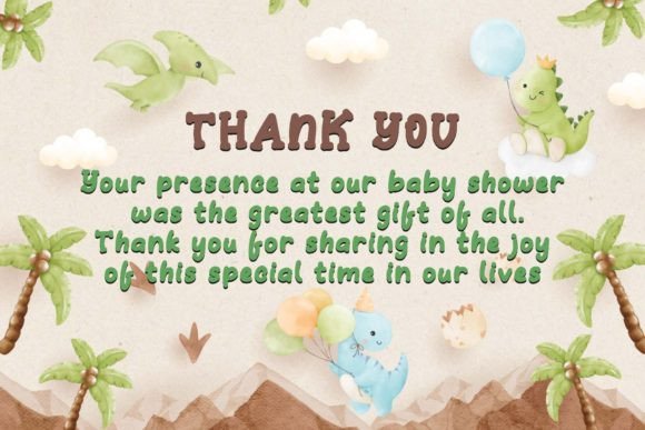 Dino Show Font - Preview 3