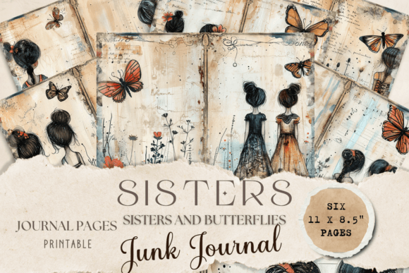 Doodle Sketch Sisters Junk Journal