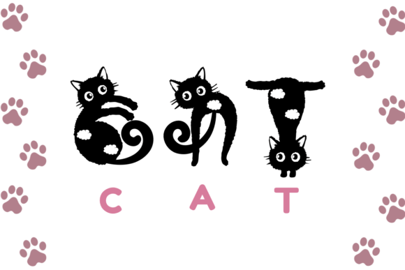 Funny Cat Font - Preview 5