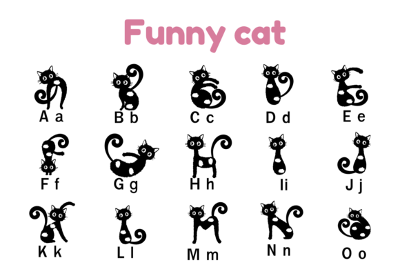 Funny Cat Font - Preview 6
