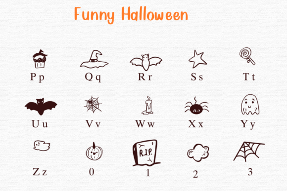 Funny Halloween Font - Preview 2