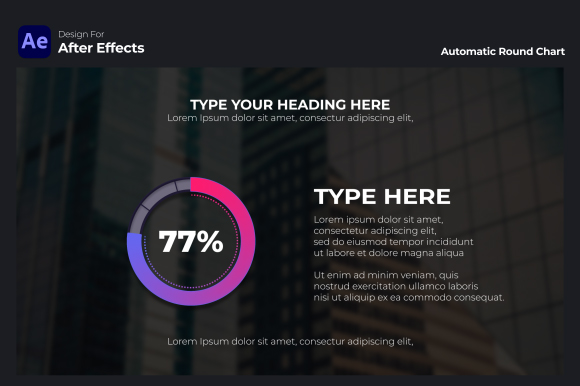 Interactive Single Round Chart | AE Graphic by gatamotion · Creative ...