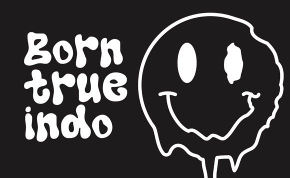 Kerlo Glued Font PNG with transparent background - Preview 3