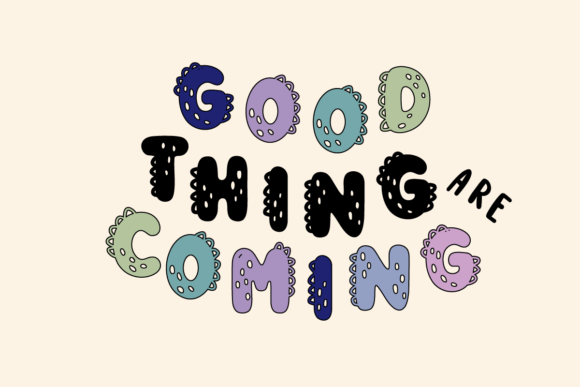 Lazy Dino Font font preview - 2