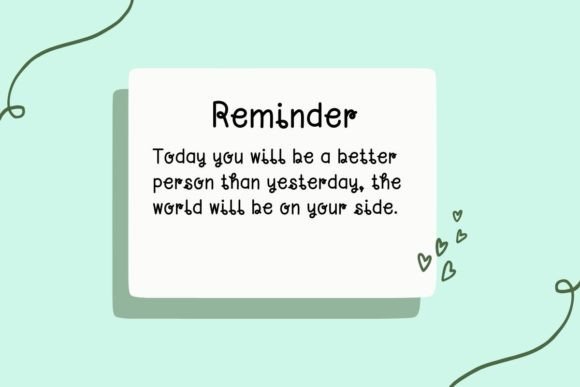 Minty Fresh Font PNG with transparent background - Preview 5
