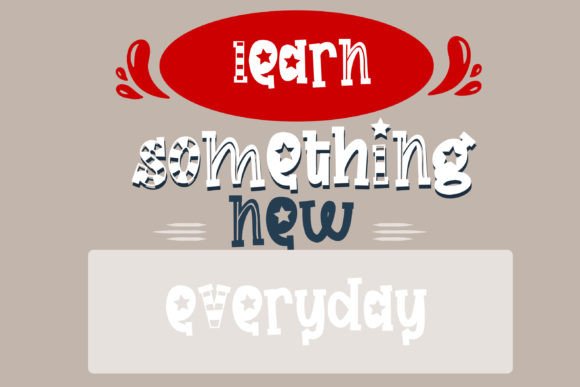 Mister America Toes Font PNG with transparent background - Preview 3