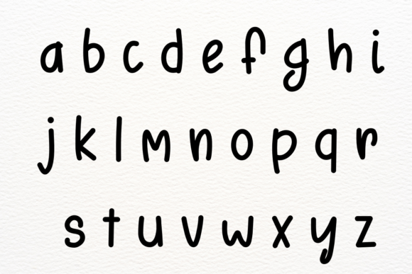 Peonywriting Font PNG with transparent background - Preview 2