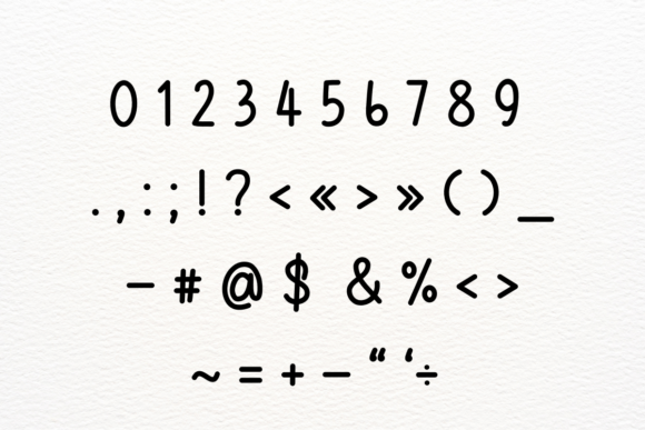 Peonywriting Font PNG with transparent background - Preview 3