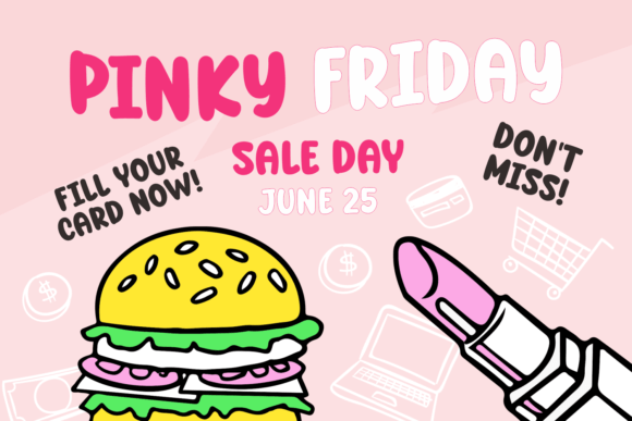 Pink Gummy Font PNG with transparent background - Preview 4