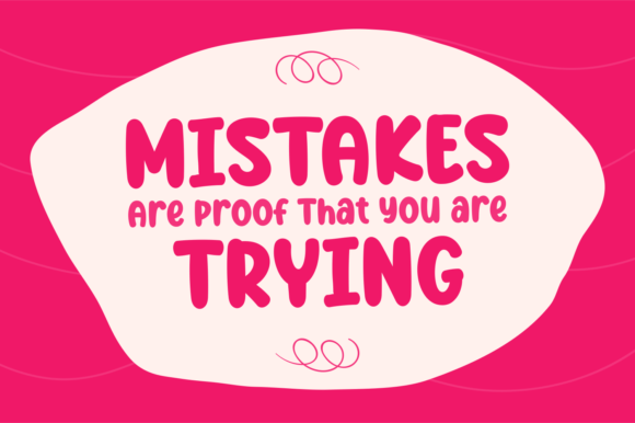 Pink Gummy Font PNG with transparent background - Preview 5