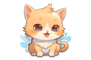 20 Cute Cats Sticker Bundle Graphic by yaseenbaigart · Creative Fabrica