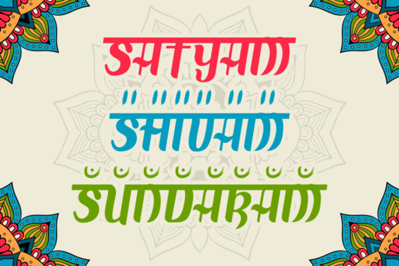 Advait Font - Preview 1