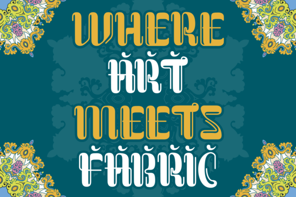 Batik Blend Font - Preview 1
