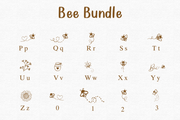Bee Bundle Font - Preview 2