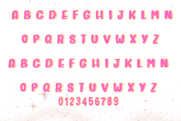 Birthday Font - Preview 1
