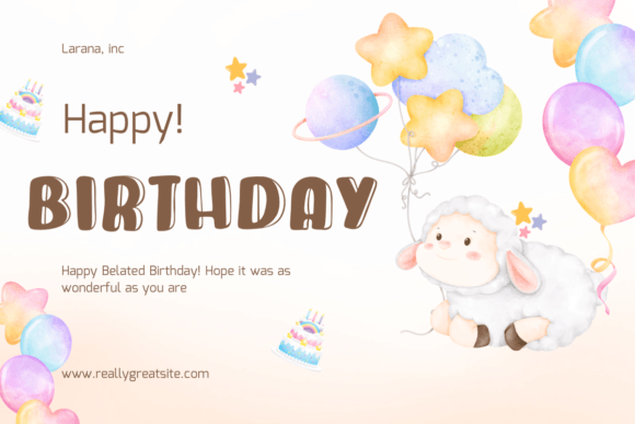Birthday Font - Preview 2