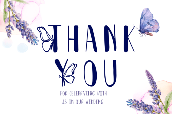 Butterfly Font - Preview 5