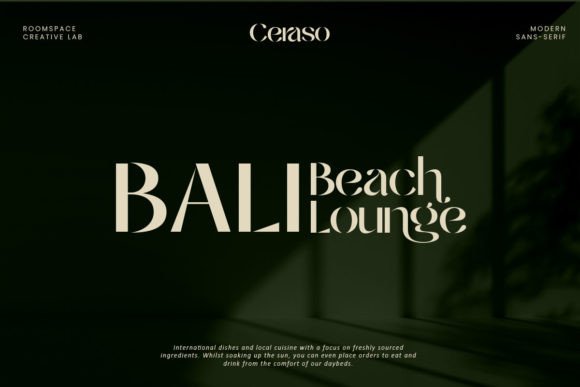 Ceraso Font - Preview 1