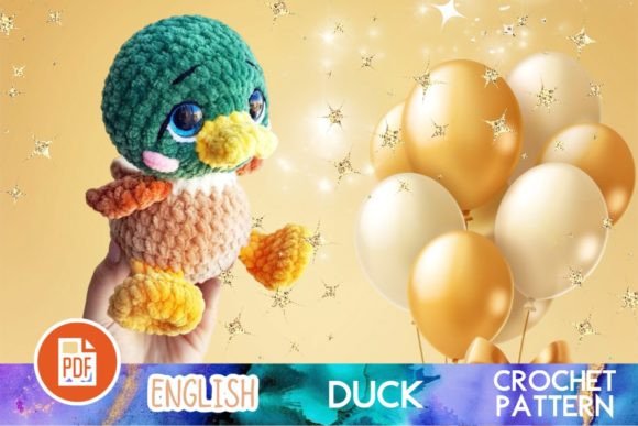 Crochet Duck / Amigurumi PDF / Toy