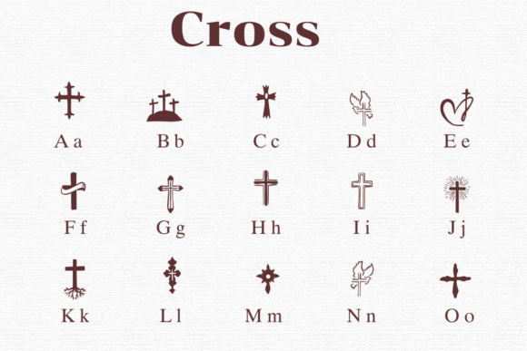 Cross Font - Preview 1