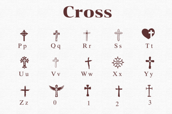 Cross Font - Preview 2