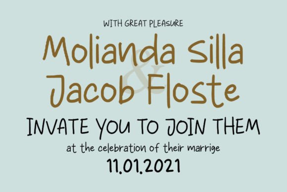 Dustine Display Font - Preview 2
