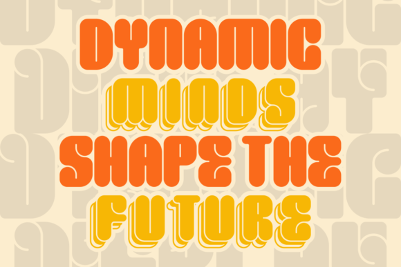 Dynamic Display Font - Preview 1