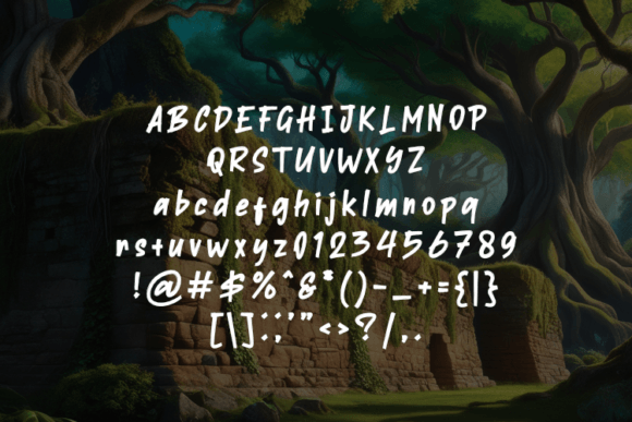 Earth Wall Font - Preview 1